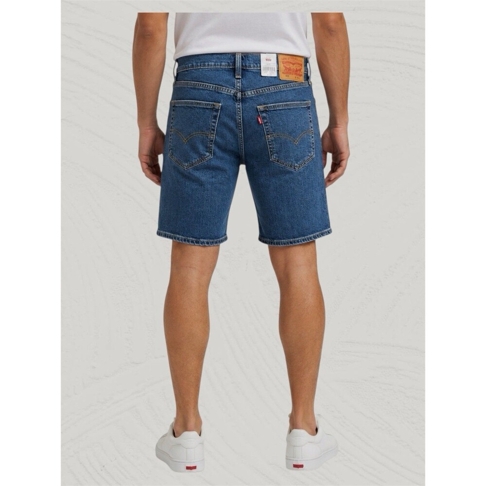 Levi’s 412 Slim Fit Shorts Men’s W36 L9” Stretch Blue Denim NWT